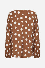 Wasabi Celia Blouse Brown