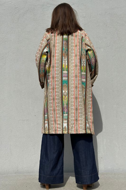 Gaspar Bruxelles coat multicolour