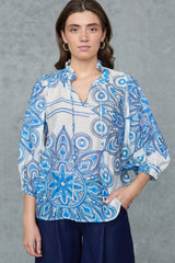 Love & Divine Love1578 blue paisley