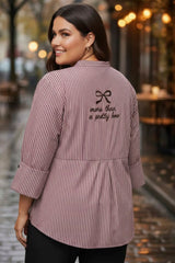 Cassiopeia Nanessi Blouse Bordeaux Combi
