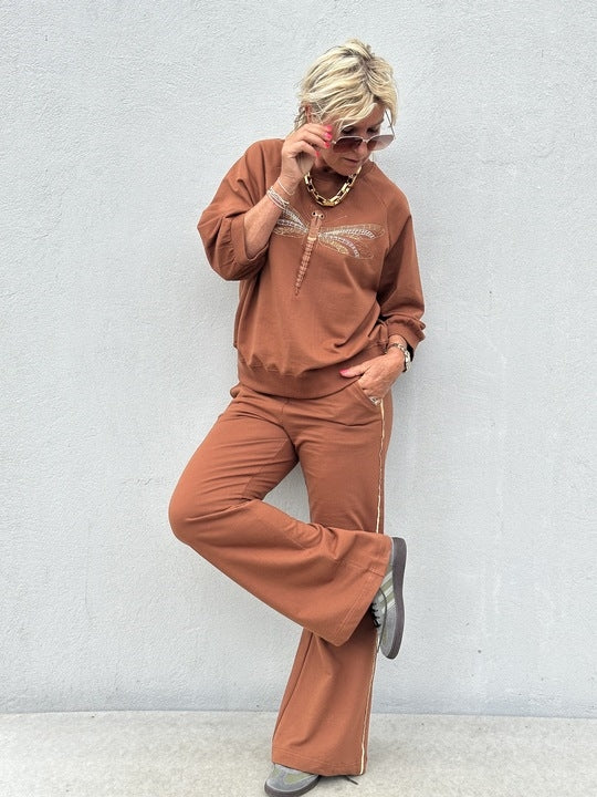 Gaspar Fanø sweatshirt brown/camel