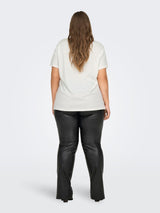 Only Carmakoma Frea life wild t-shirt white