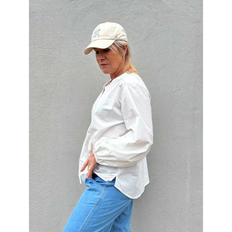 Gaspar Læsø poplin shirt white