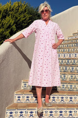 Gaspar Dress Java Heart Rosa