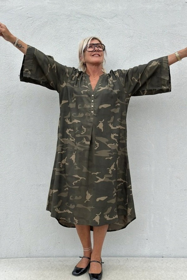 Gaspar Mumbai Camo dress