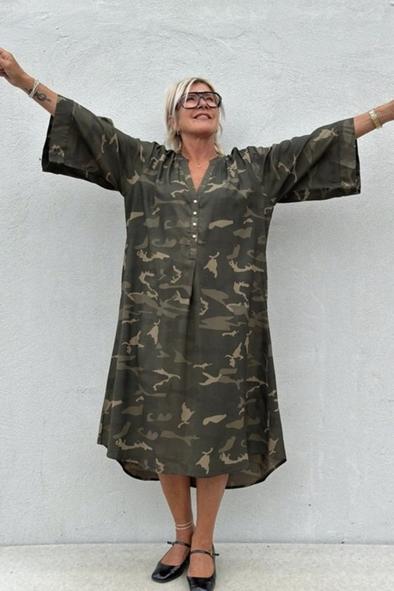 Gaspar Mumbai Camo dress