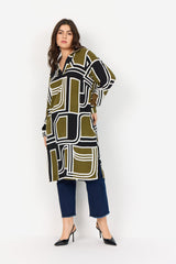 Wasabi Dress Natalie Army/Black