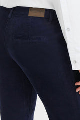Pulz Sally pant baby fløjl dark sapphire navy