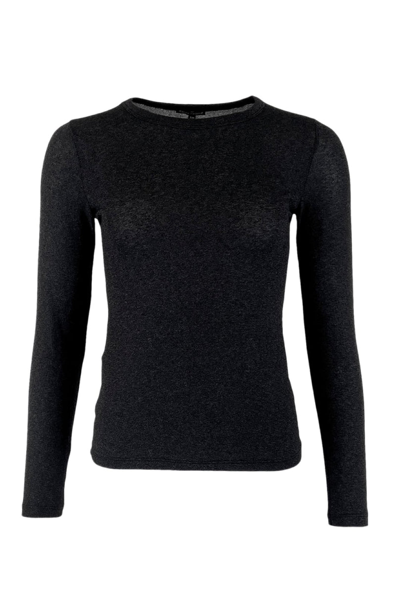 Black Colour Faye Lurex Blouse Black