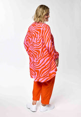 Gozzip Kristina Shirt Pink/Orange