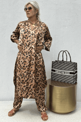 Gaspar Miami kaftan Dress Leo