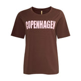 Ofelia Gry T-Shirt Brown Combi