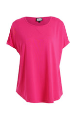 Gozzip Gitte t-shirt with print pink