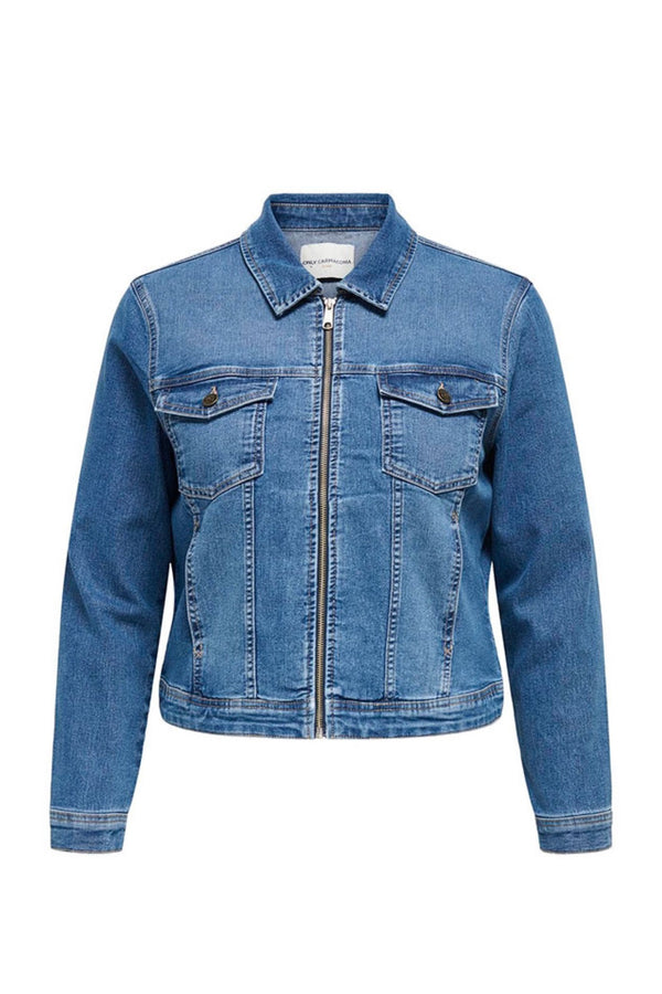 Only Carmakoma Wespa dením jacket zip