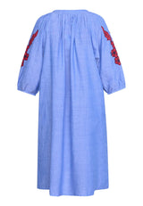 Love & Divine Love1576 long shirt blue dream/red