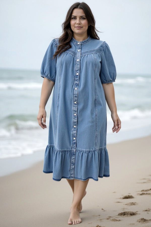 Cassiopeia Jetesse denim dress light blue