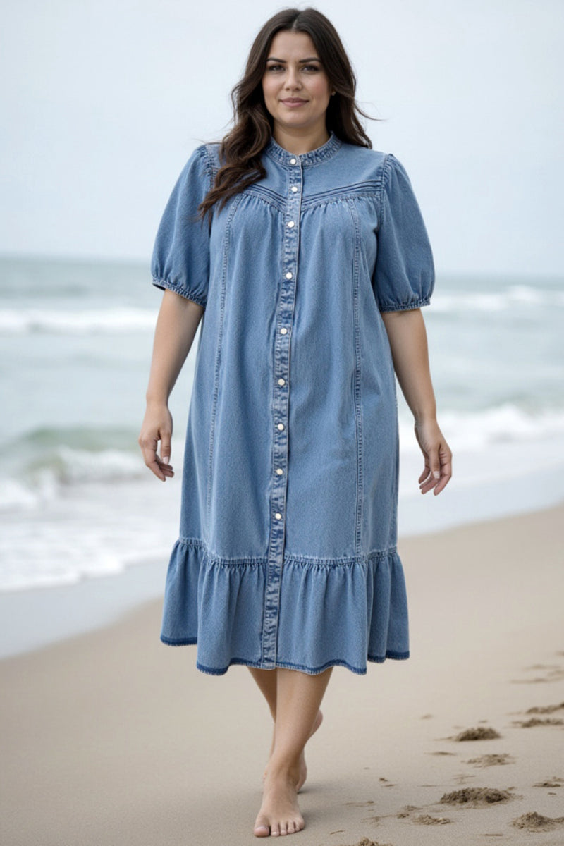 Cassiopeia Jetesse denim dress light blue