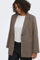 Only Carmakoma Nella belt check blazer