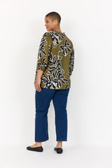 Wasabi Linnea blouse olive