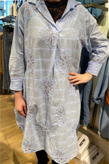 QNUZ Sara dress/shirt light blue