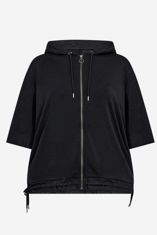Wasabi Sabina sweat zipper black