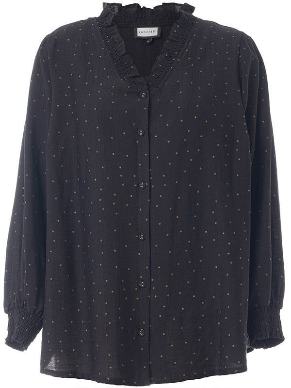Gozzip Marianne blouse black