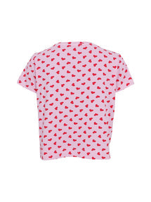 Black Colour Zelda t-shirt pink heart
