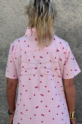 Gaspar Dress Java Heart Rosa