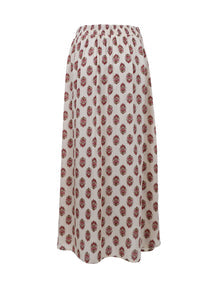 Black Colour Stella regular skirt noble rose