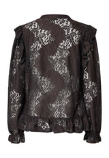 Love & Divine lace blouse chokolate