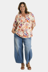 GOZZIP Karna blouse multi colour