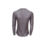 Black Colour Annie mesh blouse coffee dot