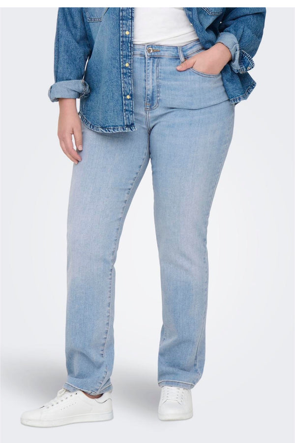 Only Carmakoma Sui jeans light blue