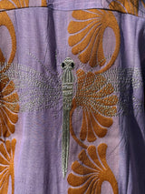 Gaspar Mumbai jaquard dress lavender