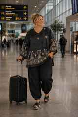 Gozzip Else-Marie blouse black board