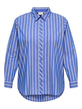 Only carmakoma Liah shirt Cloud dancer/surf