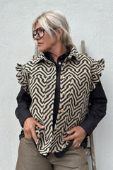 Gaspar Toronto waistcoat dark sand