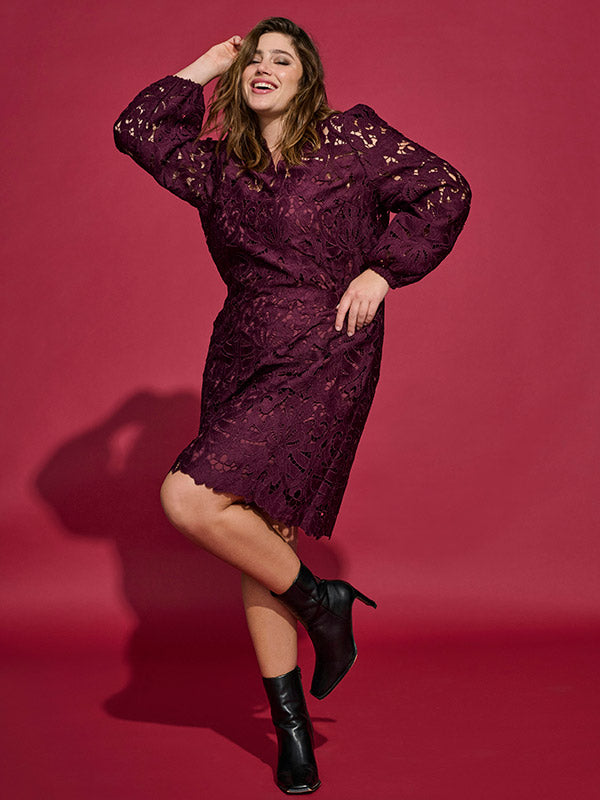 Only Carmakoma  Gelina dress winetasting