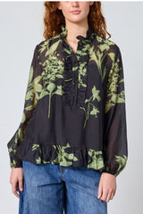 Love & Divine love1457 shirt green leaf