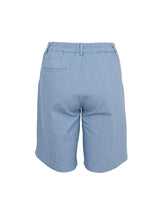Black Colour Astrid shorts blue stripe