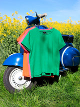 Black Colour May t-shirt grass green