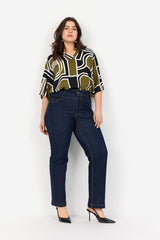 Wasabi Natalie Blouse Army/Black