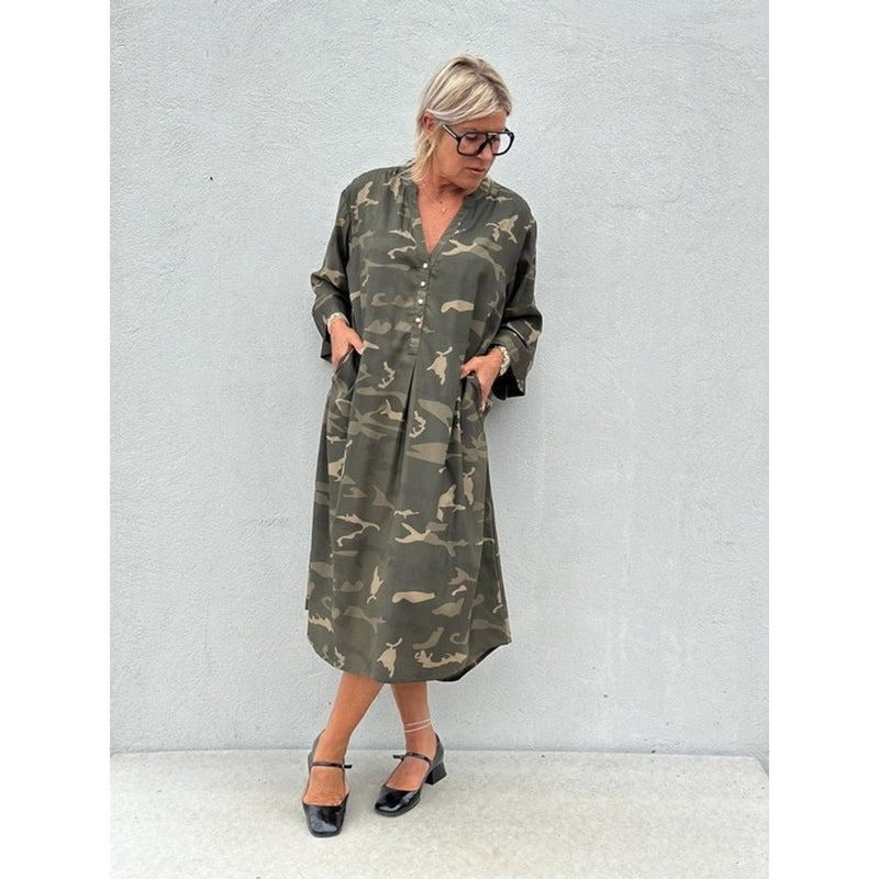 Gaspar Mumbai Camo dress