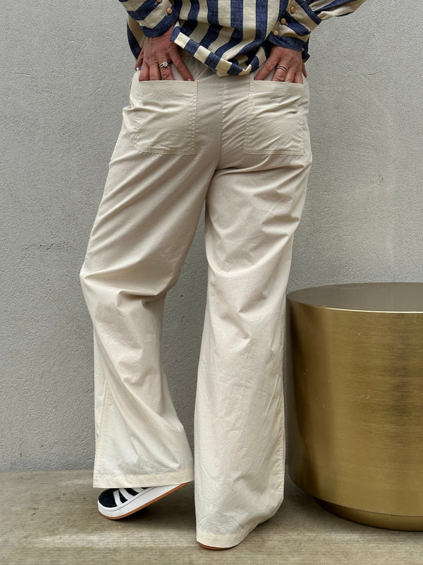 Gaspar Honolulu poplin pants chalk