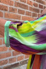 Gaspar Athen print kaftan multicolour