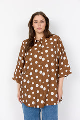 Wasabi Celia2 shirt toffee combi