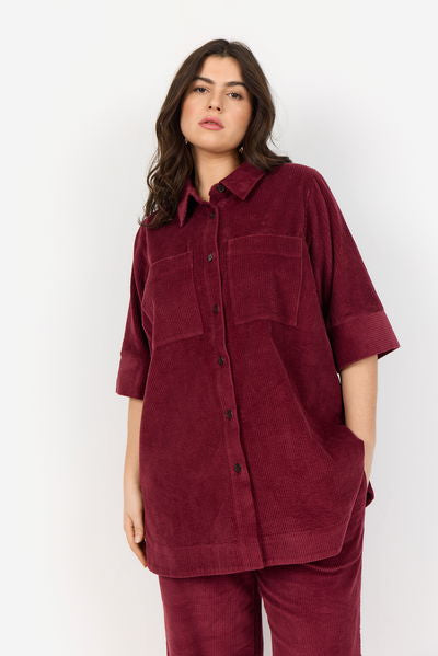Wasabi Nadin shirt bordeaux