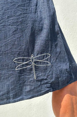 Gaspar Nice denim dress blue