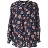 Gozzip Silke bluse navy print
