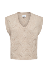 Nümph Almas knitted vest Sun kiss